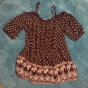 Off Shoulder Bohemian Blouse